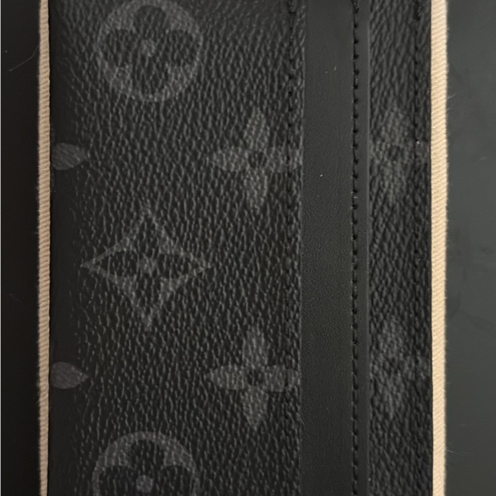 Louis Vuitton Black Monogram Card Holder
